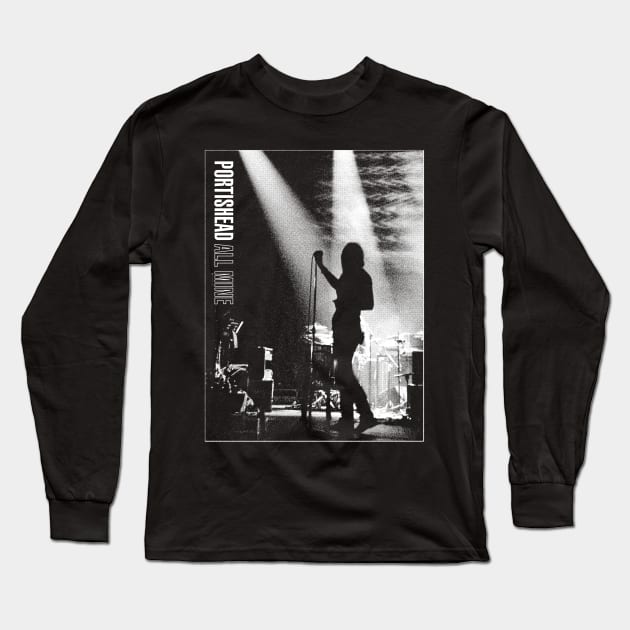 Portishead - All Mine Long Sleeve T-Shirt by Elemental Edge Studio